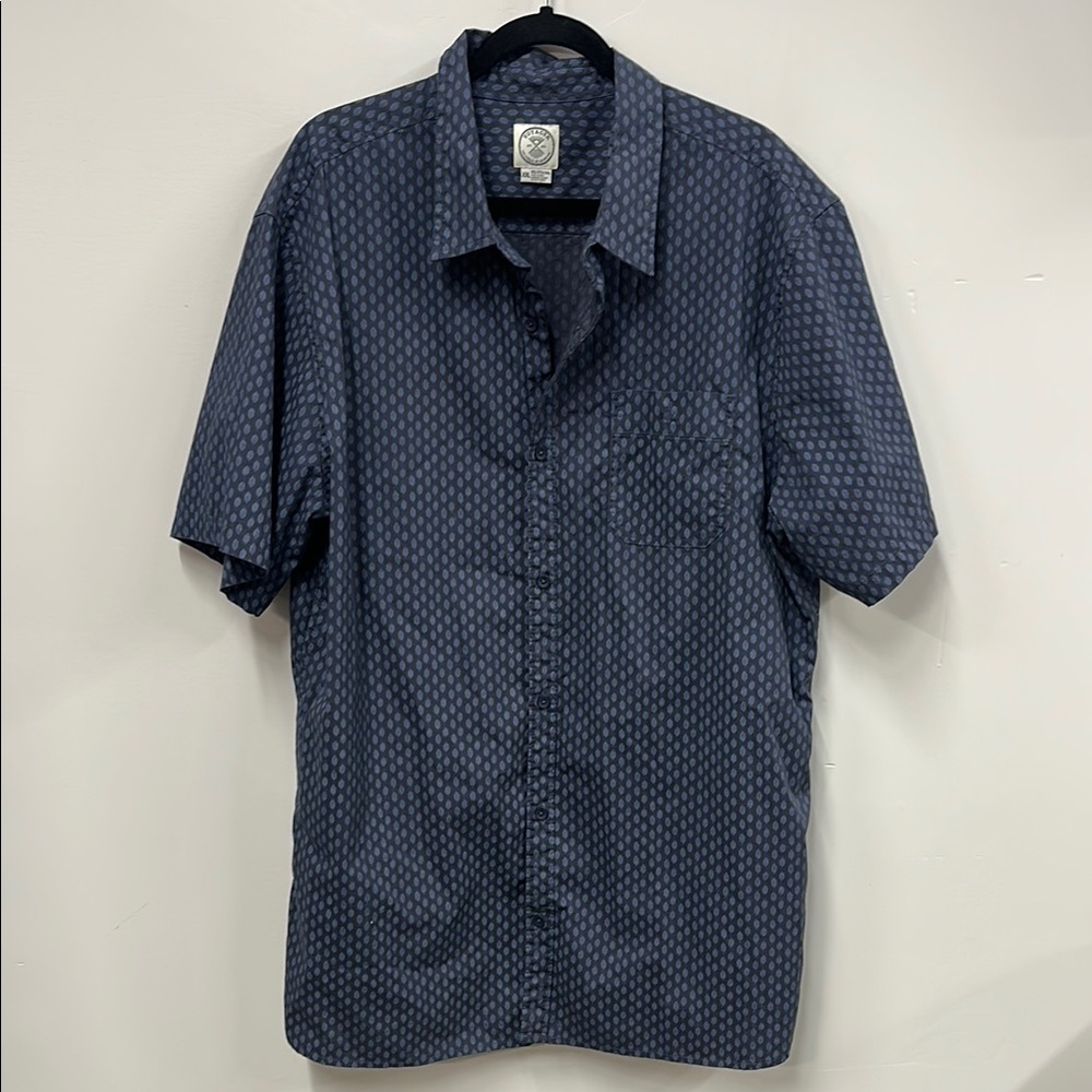 Voyager Men's Blue Patterned Shirt xxl